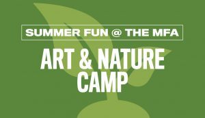 Art Camps & Workshops at the MFA - Art & Nature Camp
