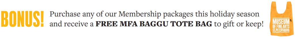 Free MFA Baggu Tote Bag with Gift of Membership