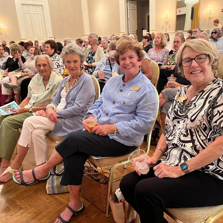 Adult Programs and Events at the MFA. Image of ladies in an auditorium.