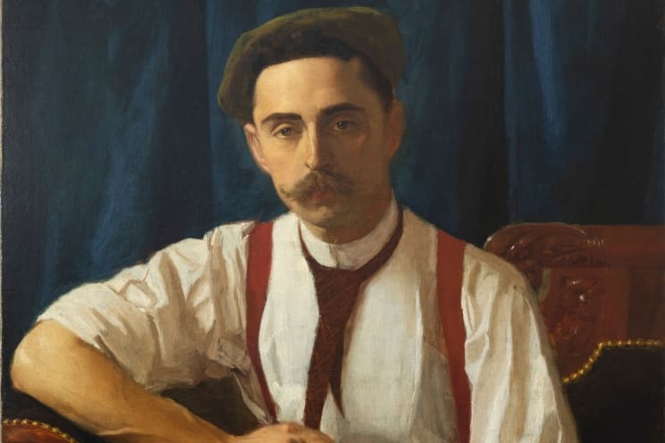 2. Thomas Anshutz (American, 1851-1912), Portrait of John C. Hensel, c. 1890, oil on canvas, Museum Purchase,